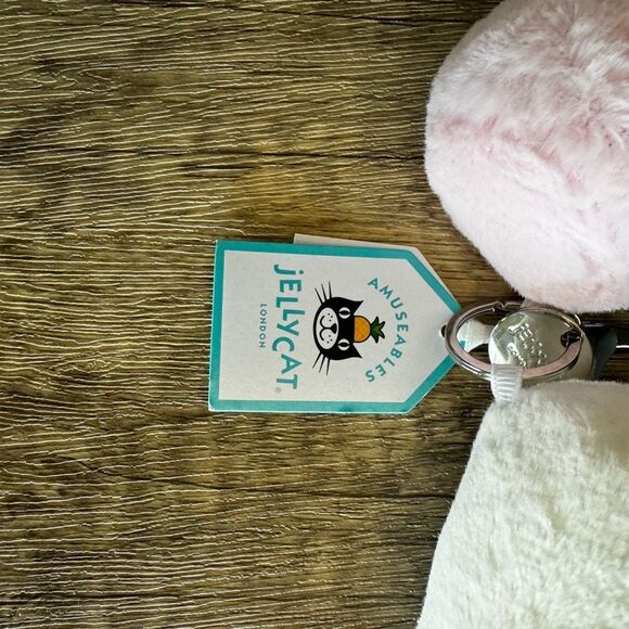 Pair of Marshmallows Jellycat Keychain Bag Charm FAST SHIP NEW - Picture 5 of 7